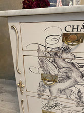 Load image into Gallery viewer, White Marble Top Chest of Drawers - Revivals
