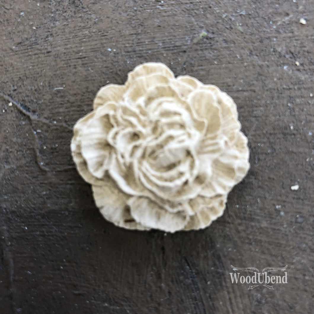 Folded Petal Flower WUB0338 3cms