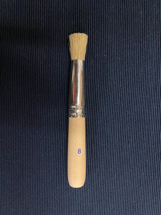 Cervus Synthetic Stencil Brush Size 8 - 13.5mm Diameter