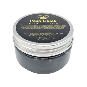 Posh Chalk Smooth Metallic Paste Black Carbon - 110 ml