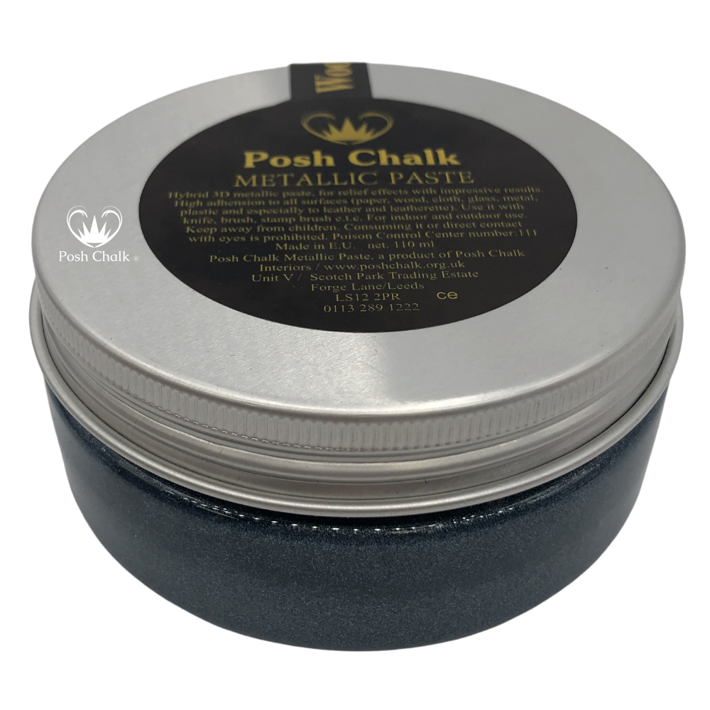 Posh Chalk Smooth Metallic Paste Prussian Blue - 110 ml