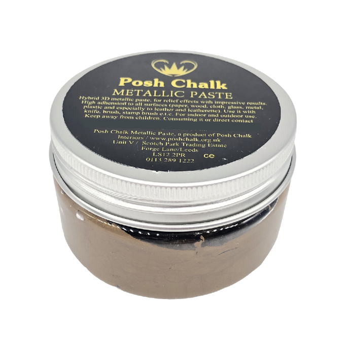 Posh Chalk Smooth Metallic Paste Deep Gold - 110 ml