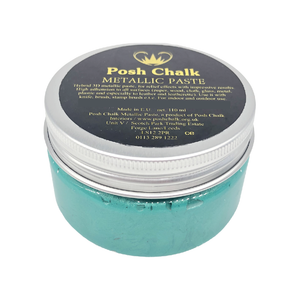 Posh Chalk Smooth Metallic Paste Green Fhthalo - 110 ml