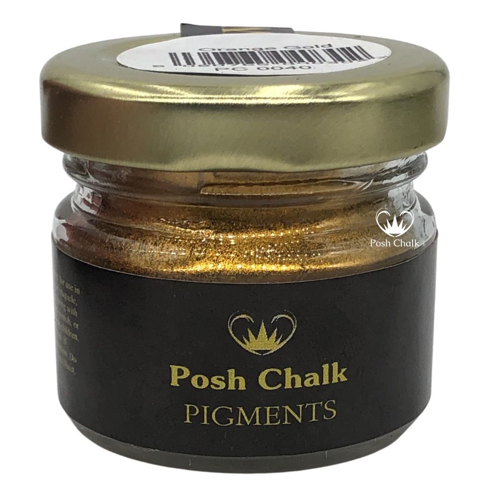 Posh Chalk Metallic Pigments Orange Gold - 30 ml