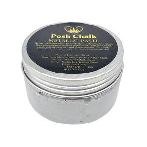 Posh Chalk Smooth Metallic Paste Pearl Silver - 110 ml