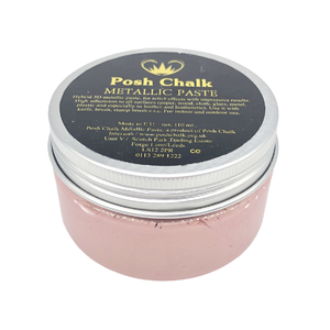 Posh Chalk Smooth Metallic Paste Rose Gold - 110 ml