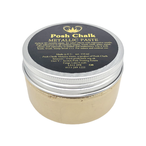 Posh Chalk Smooth Metallic Paste Shiny Gold - 110 ml
