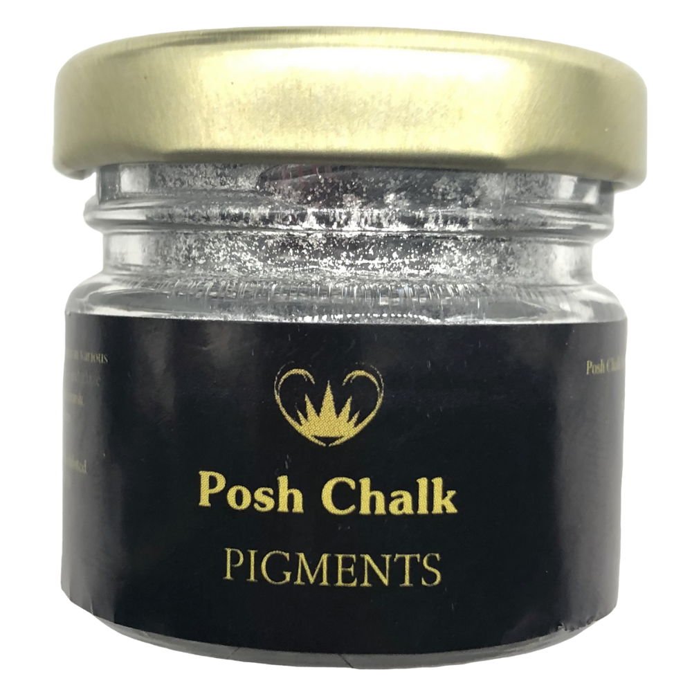 Posh Chalk Metallic Pigments Silver - 30 ml