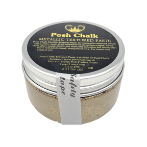 Posh Chalk Metallic TEXTURED Paste Vintage Gold  - 110 ml