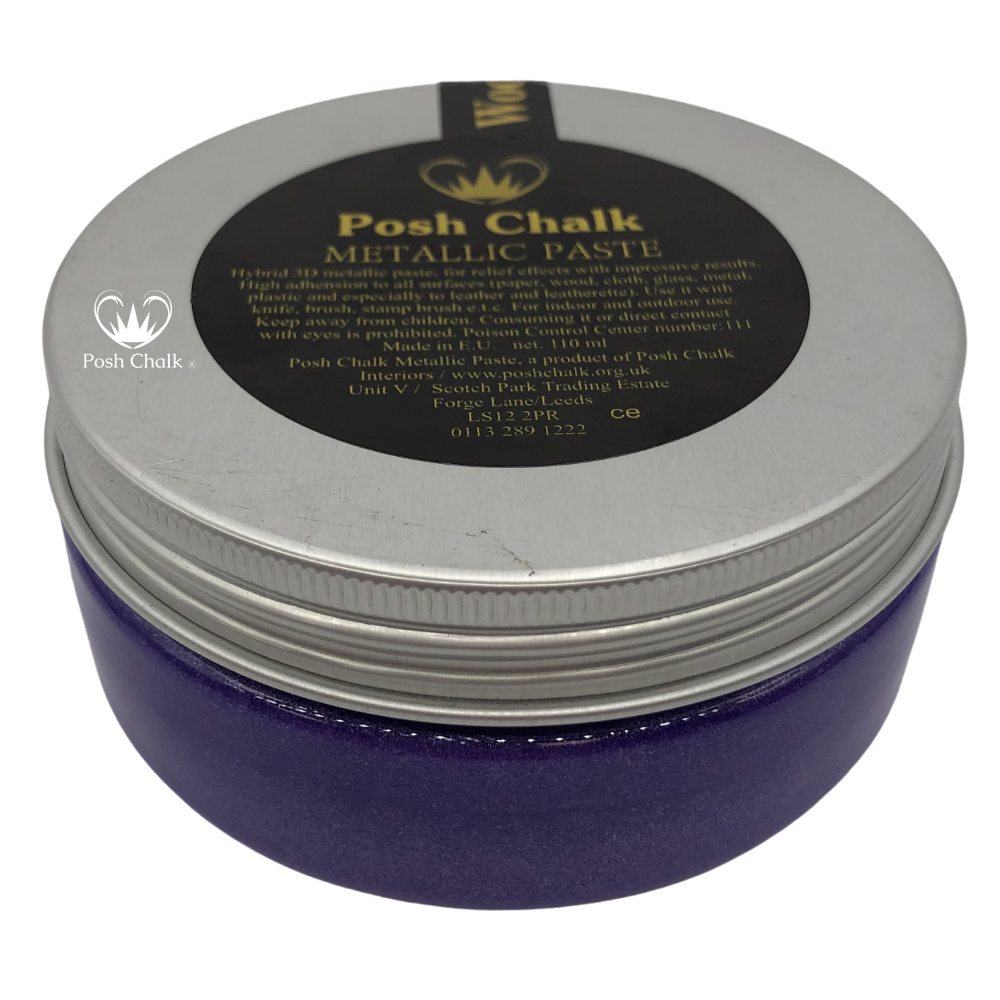 Posh Chalk Smooth Metallic Paste Violet - 110 ml
